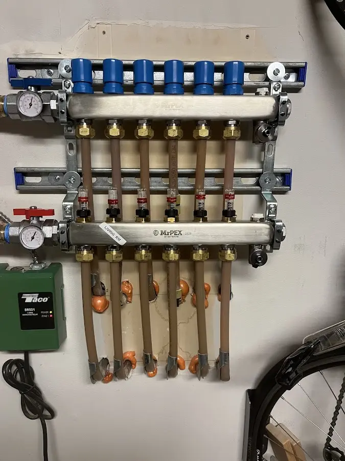 Plumber performing Leak Detection at a residential property in Manti